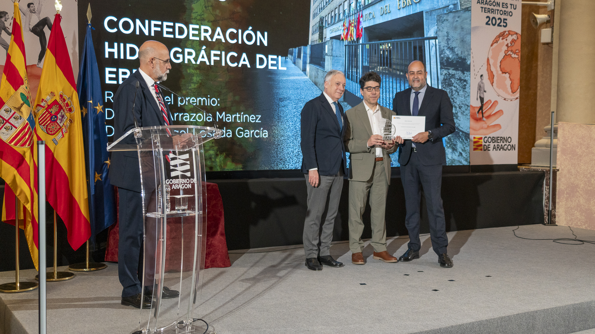 Confederación Hidrográfica del Ebro. Premio IGEAR 2025