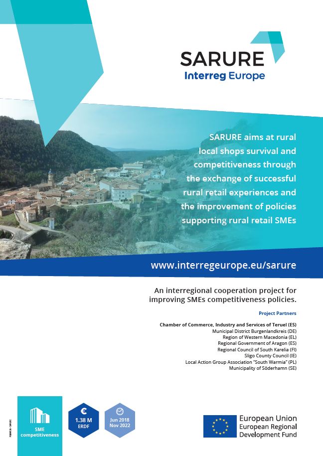 Poster del proyecto SARURE INTERREG EUROPE