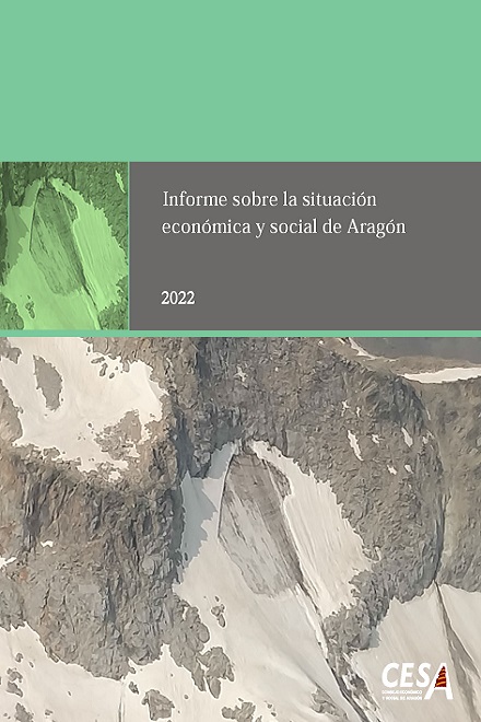 Portada del Informe socieconómico y social de Aragón. 2022