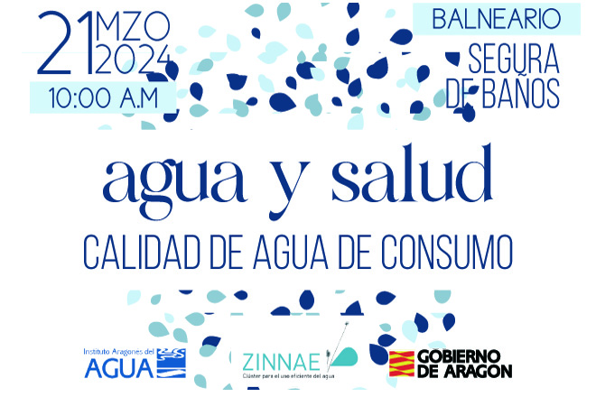 Cartel de la Jornada Agua y Salud. Calidad de Agua de Consumo