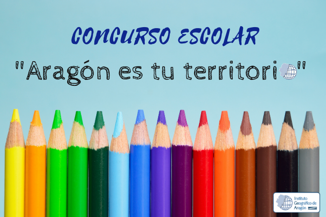 Cartel con lapiceros de colores