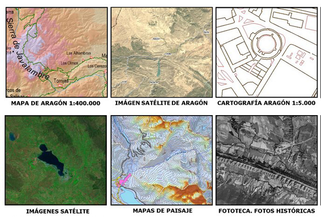 Algunos productos cartográficos elaborados por el IGEAR