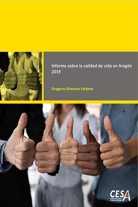 Portada estudio: informe sobre la calidad de vida en Aragón 2019