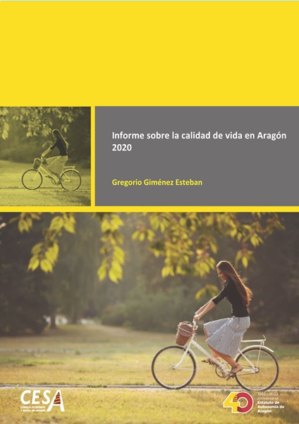 Portada estudio: Informe sobre la calidad de vida en Aragón 2020