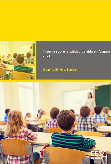Portada estudio:  Informe sobre la calidad de vida en Aragón 2021
