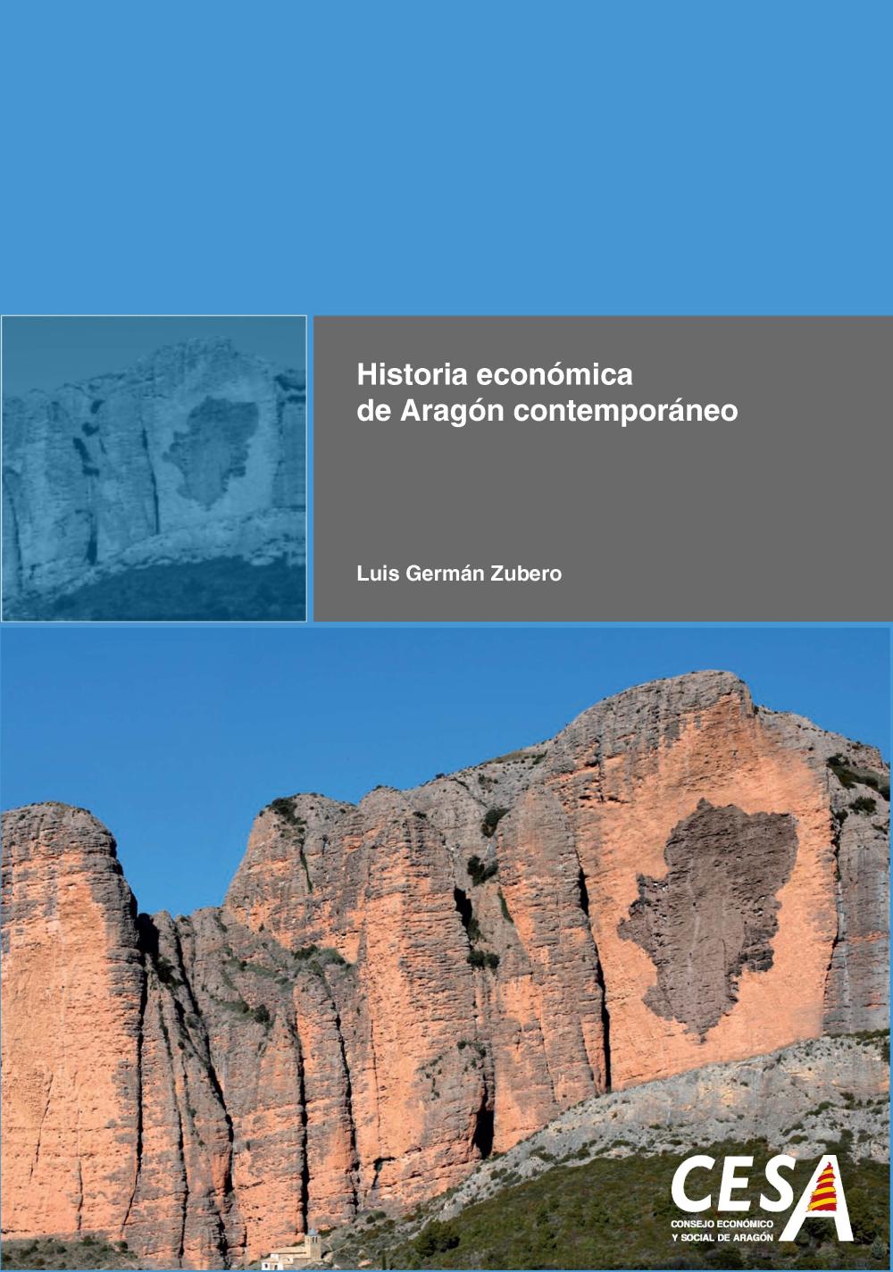 Portada de la tesis: Historia económica de Aragón contemporáneo