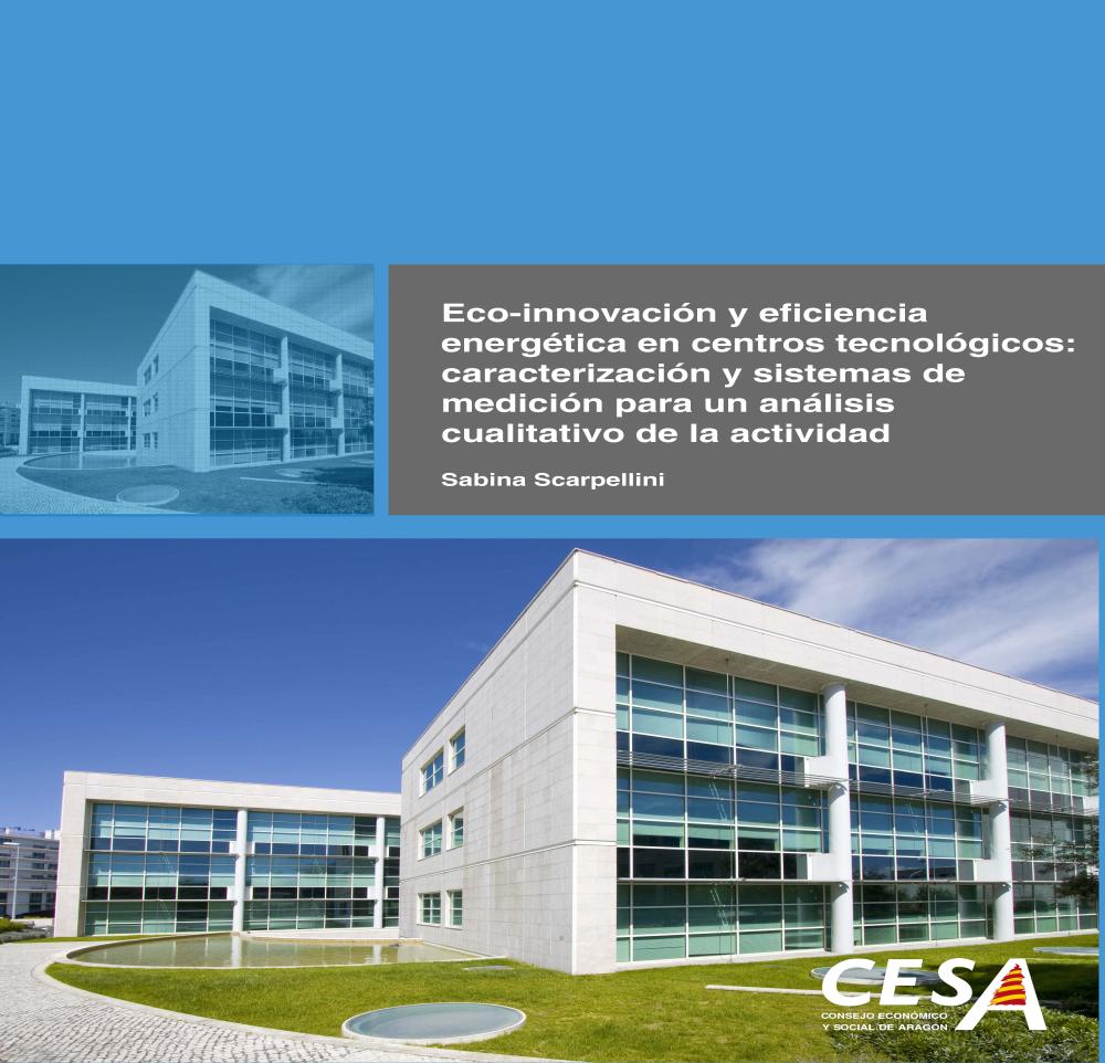 Portada de la tesis: Eco-innovación y eficiencia energética en centros tecnológicos