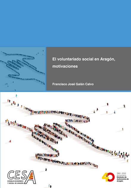 Portada de la tesis: El voluntariado social en Aragón, motivaciones 