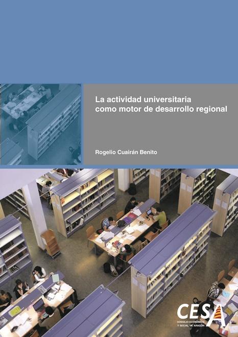 Portada de la tesis: La actividad universitaria como motor de desarrollo regional
