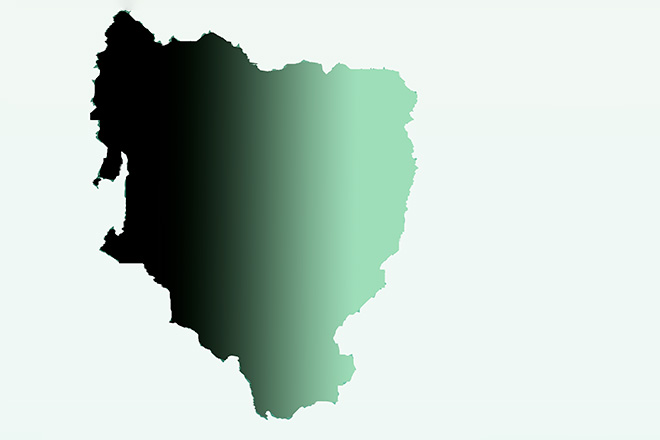 Mapa de la provincia de Huesca