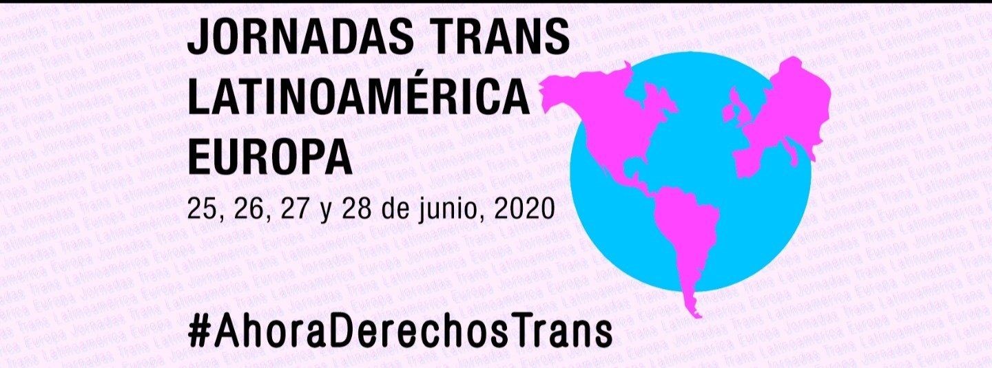 Imagen del cartel de las Jornadas Trans Europa Latinoamérica