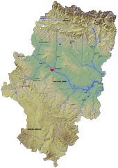 mapa físico de Aragón