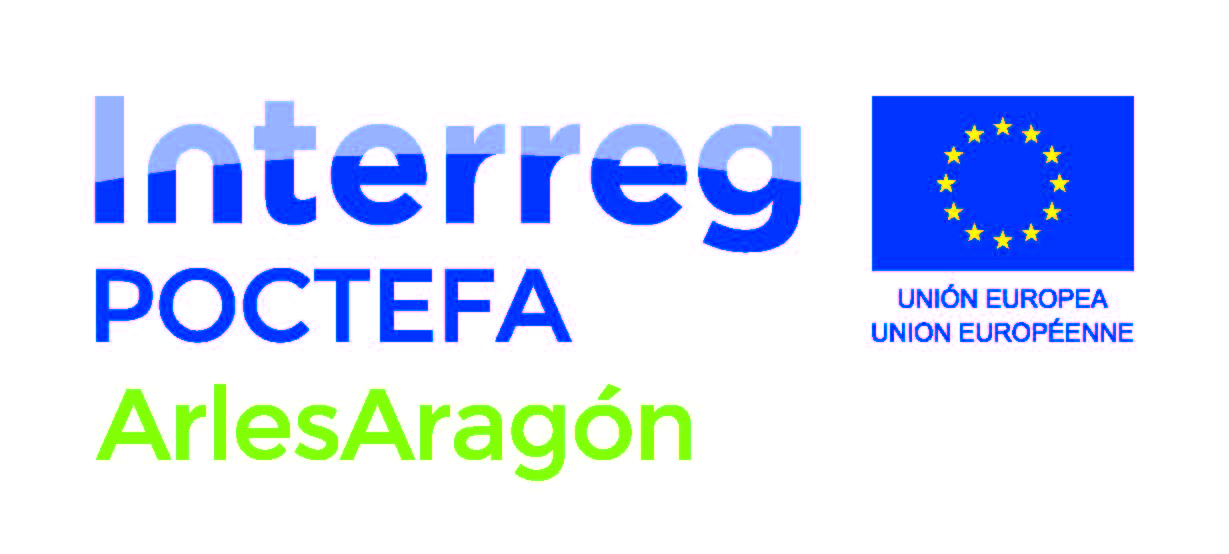 Logotipo oficial del Proyecto Interreg Arles - Aragón