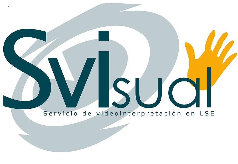 Logotipo de Svisual, Servicio de videointepretación en lengua de signos