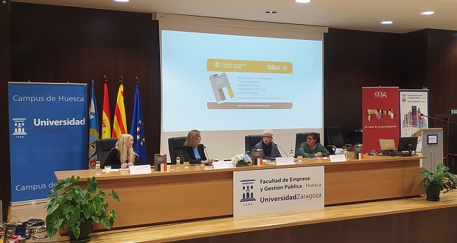 José Manuel Lasierra en la Jornada sobre la situación socieconómica de Aragón del 13 de septiembre de 2021 en la sala Goya de la Aljafería