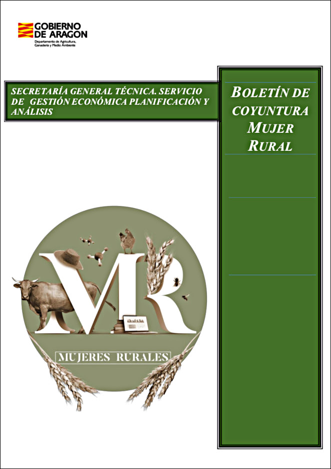 Portada del Boletín de coyuntura mujer rural