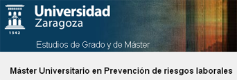 Universidad de Zaragoza. Estudios de grado y máster. Máster universitario en prevención de riesgos laborales.