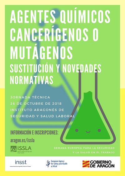 Cartel de la jornada con título de la misma, fecha y lugar de celebración.