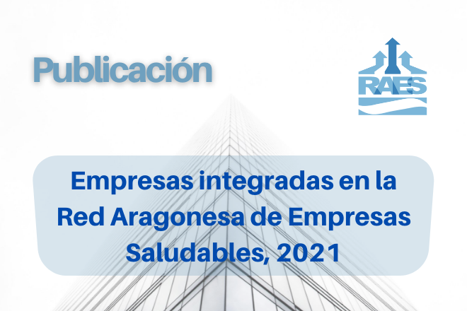 Publicación. Empresas integradas en la Red Aragonesa de Empresas Saludables, 2021.