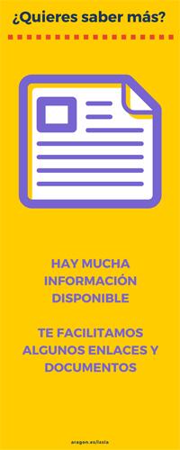 Rótulo "Más información y recursos"