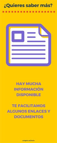 Rótulo "Más información y recursos"