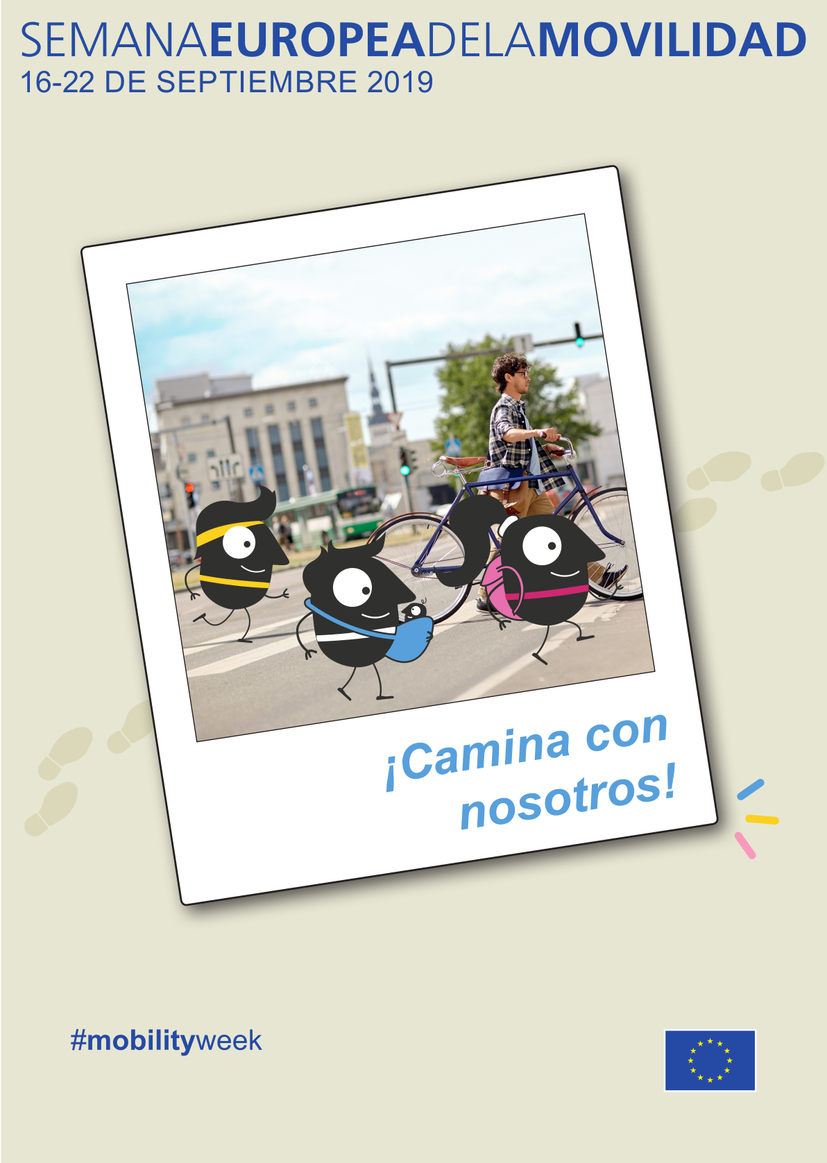 Cartel de la Semana Europea de la Movilidad (SEM) 2019