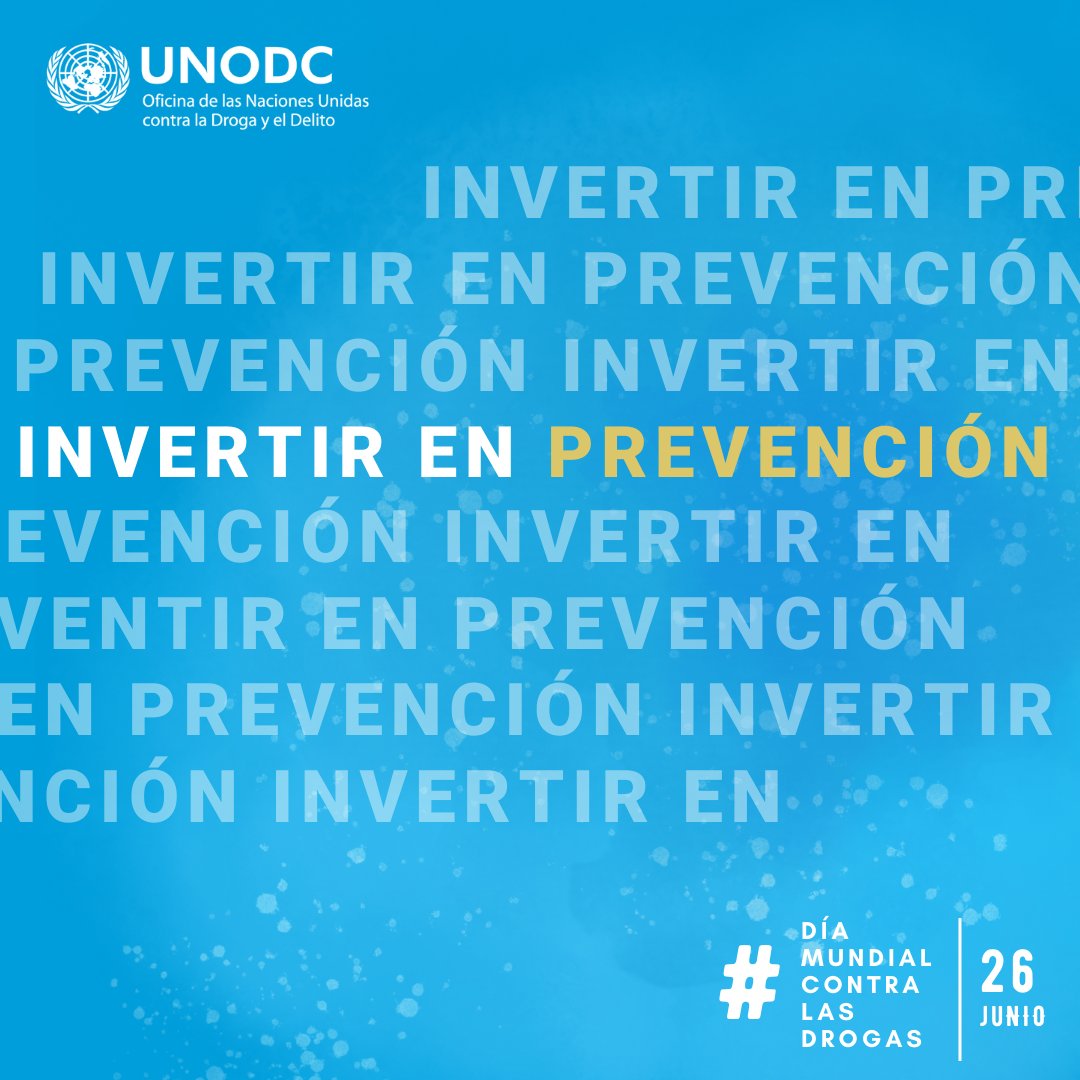 26 junio 2024. Día Internacional de lucha contra el uso indebido y el tráfico de drogas