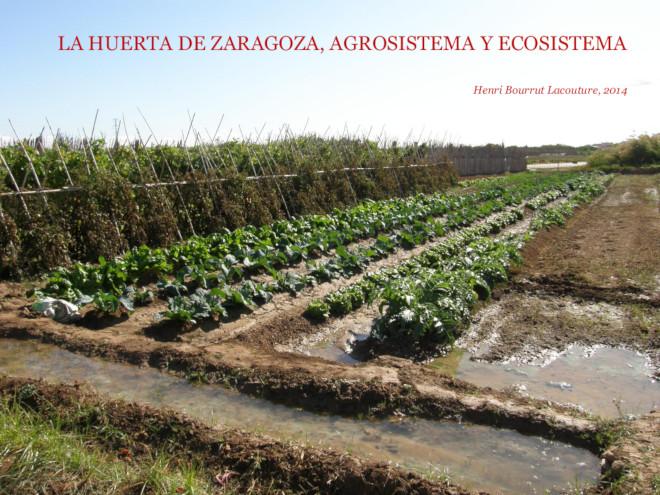 Portada de la publicación La huerta de Zaragoza