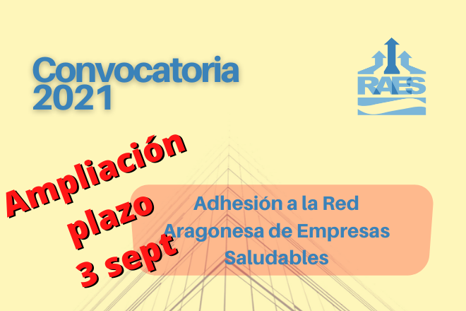 Ampliación 3 septiembre. Convocatoria 2001. Adhesión a la Red Aragonesa de empresas Saludables