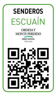 Código QR de los senderos de Escuaín
