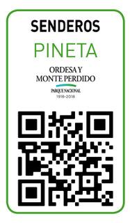 Código QR de los senderos de Pineta