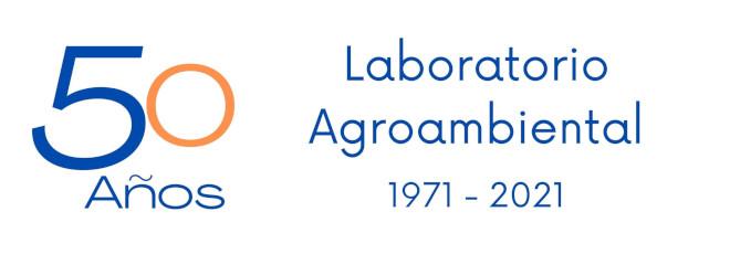 Logotipo del 50 aniversario del Laboratorio Agroambiental