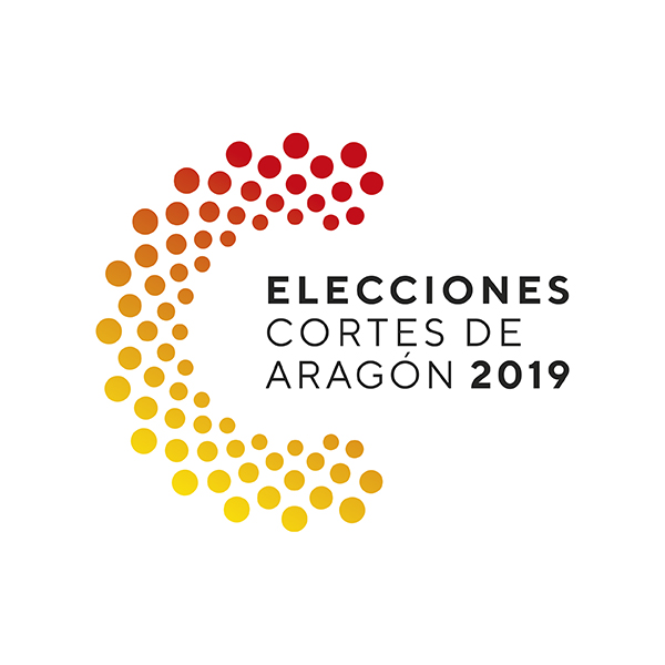 Logotipo elecciones a Cortes de Aragón 2019