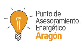 Logo de los puntos de asesoramiento energético en Aragón