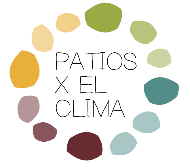 Logotipo de Patios por el clima.