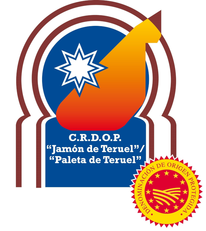 Logotipo de la DOP Jamón de Teruel / Paleta de Teruel