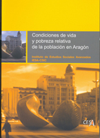 Portada del estudio: Condiciones de vida y pobreza relativa de la población en Aragón