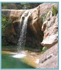 Imagen del Salto de la Tosca en el río Used