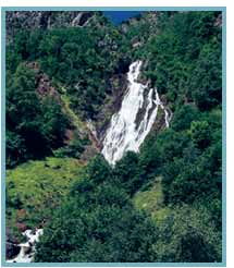 Cascada de la Espigantosa del río Eriste.