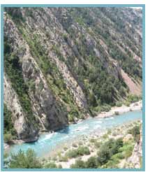 Congosto de Jánovas. Río Ara