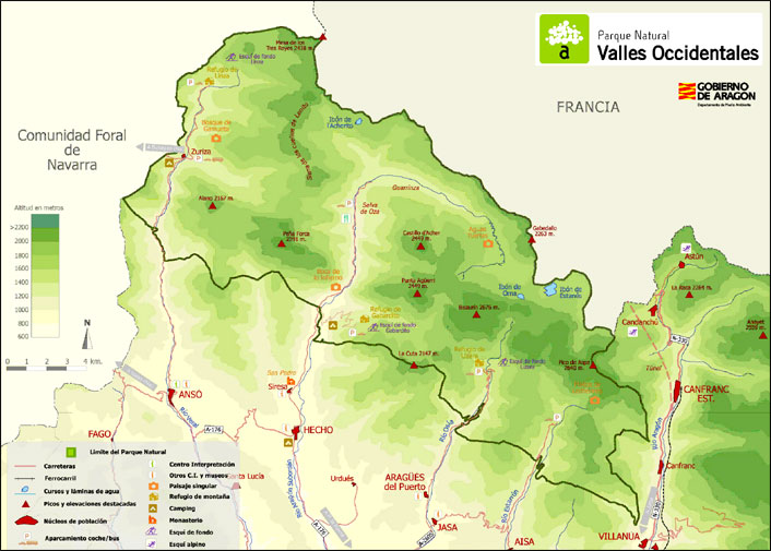 Parque Natural de Los Valles Occidentales. Gobierno de Aragón