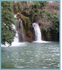 Imagen del pozo de los Chorros en el río Manubles.