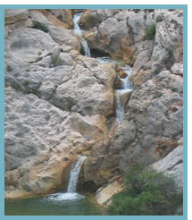 Imagen 1 de las  Marmitas en Segura de los Baños del Río Aguasvivas.