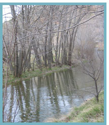 Imagen del cañón fluvial de Albarracín