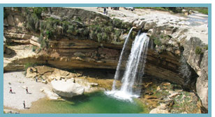 Imagen del salto de la Portellada