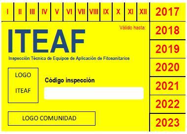 Etiqueta ITEAF