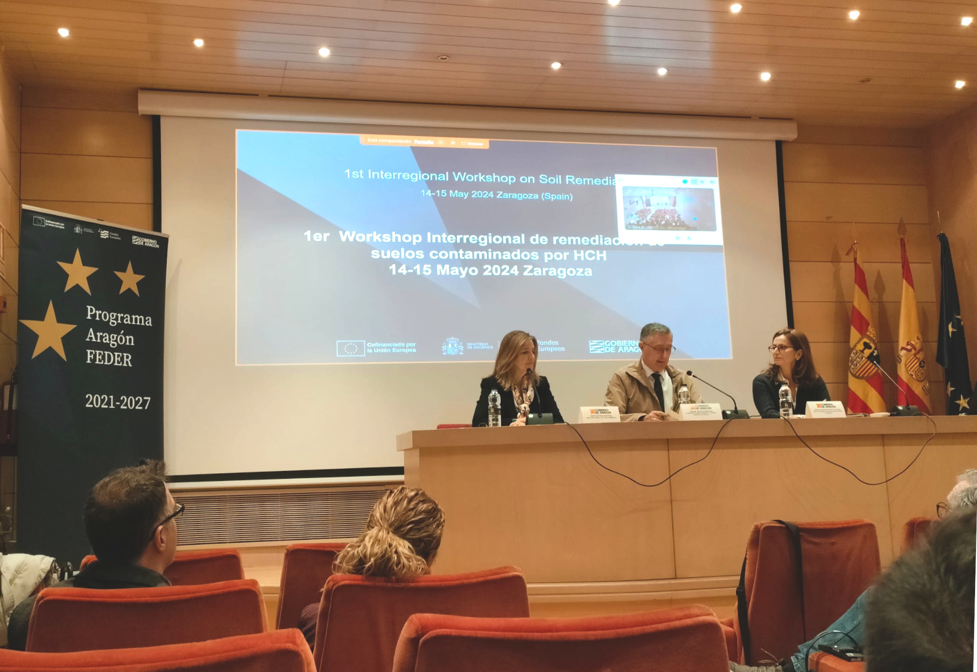 Inauguración de la jornada por el Consejero de Medio Ambiente y Turismo