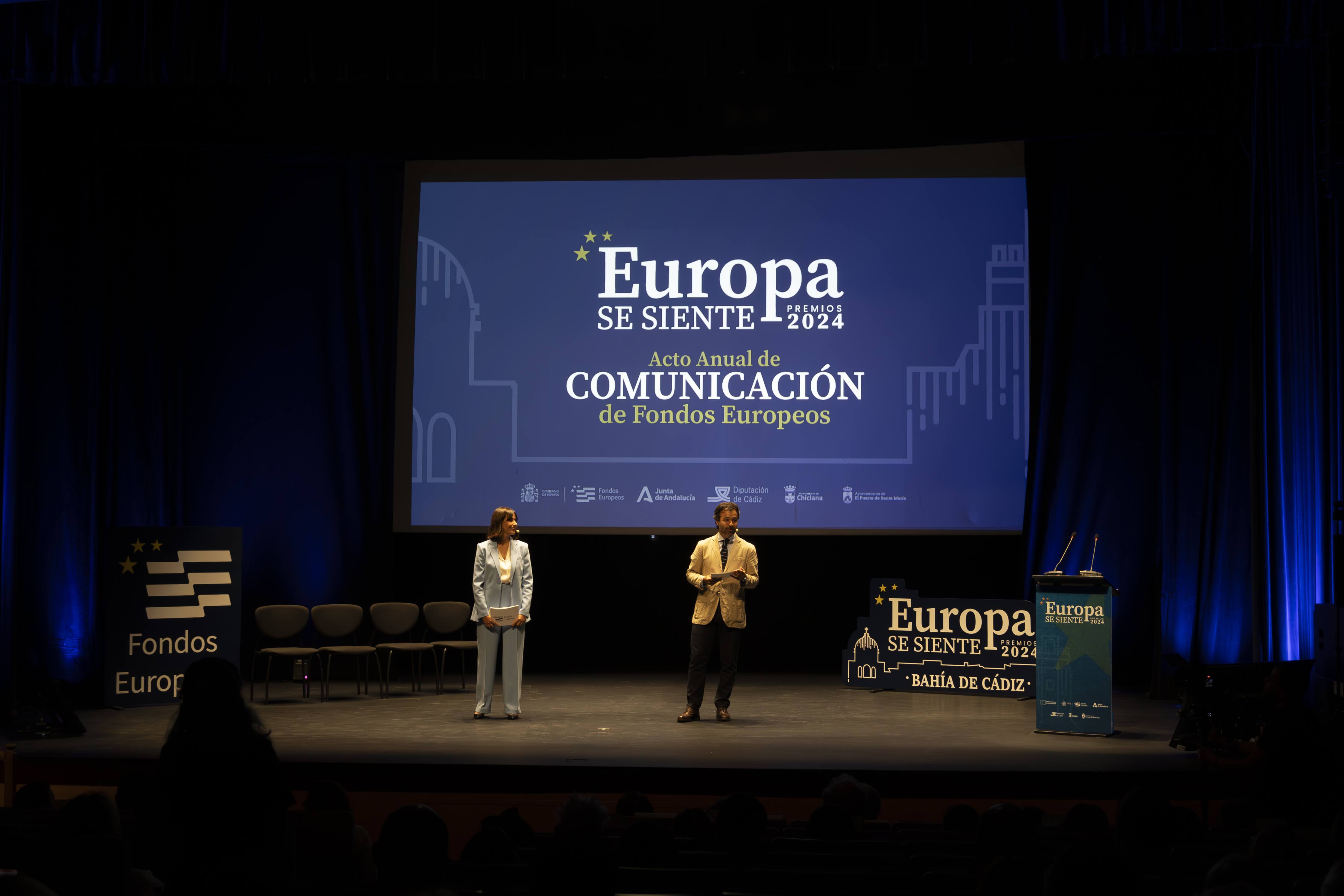 Teatro Moderno de Chiclana. Presentando el concurso de proyectos financiados por la Unión Europea