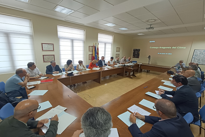 Reunión del Consejo Aragonés del Clima