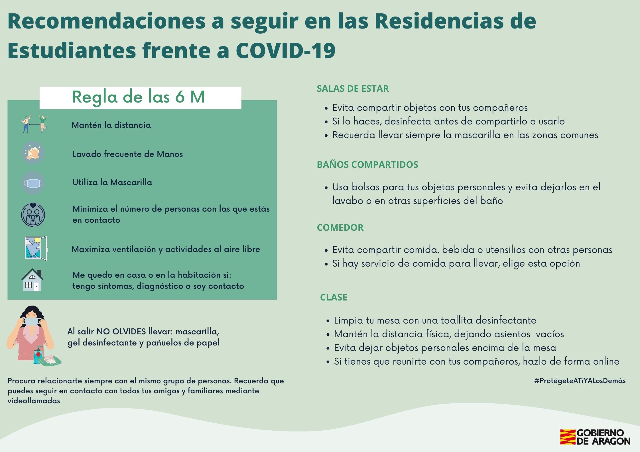 Recomendaciones a seguir en las Residencias de Estudiantes frente a COVID-19